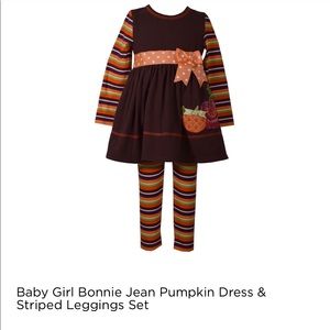 bonnie jean pumpkin dress